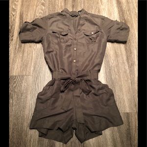 Army Green Romper